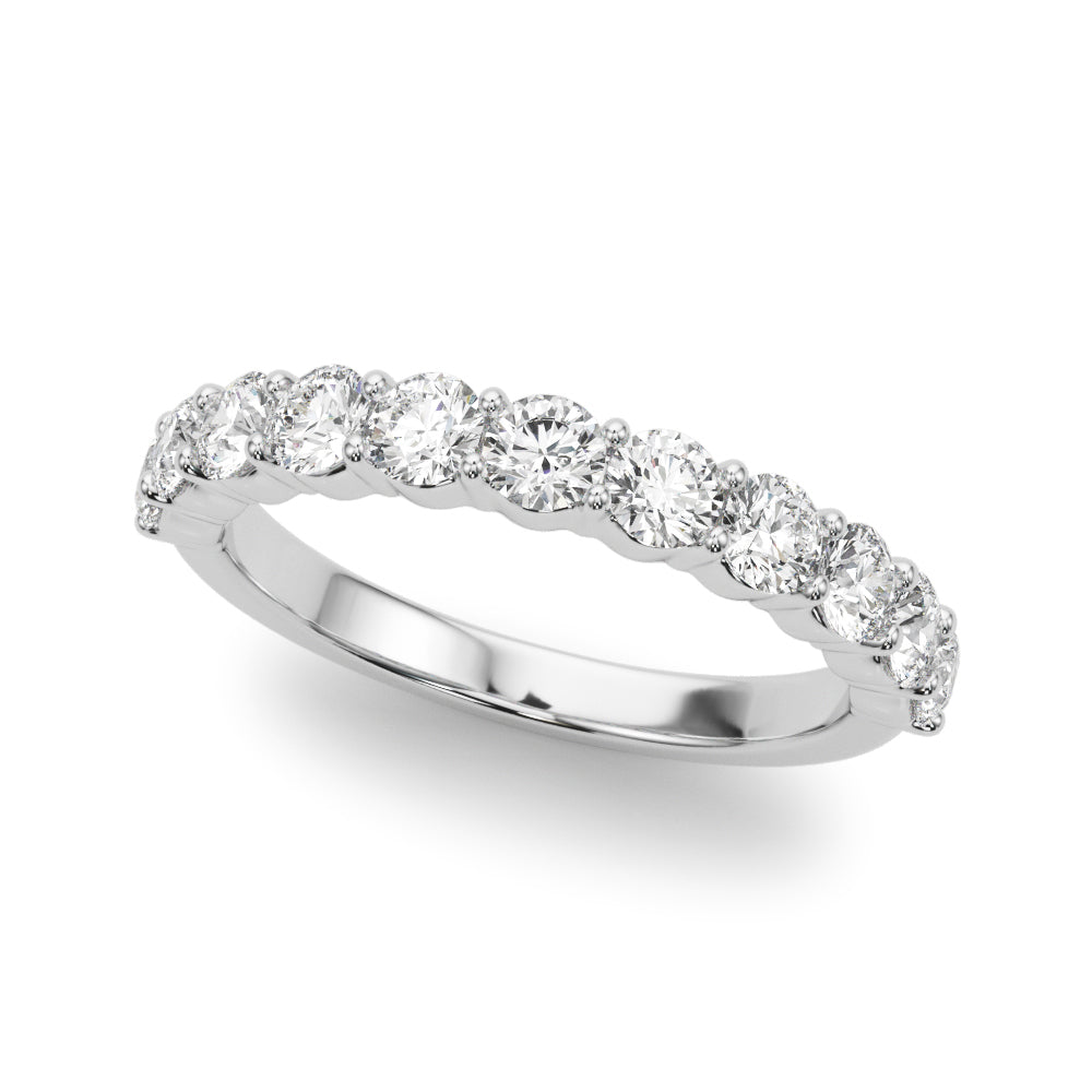 Platinum 1 CT Diamond Wedding Band Ring