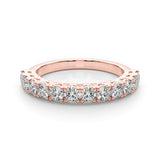 14K Rose Gold Round Diamond Engagement Ring