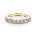 18K Yellow Gold Multi-Diamond Wedding Band