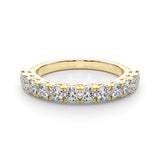 18K Yellow Gold Multi-Diamond Wedding Band