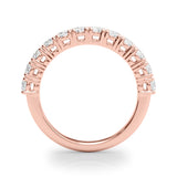14K Rose Gold Round Diamond Engagement Ring