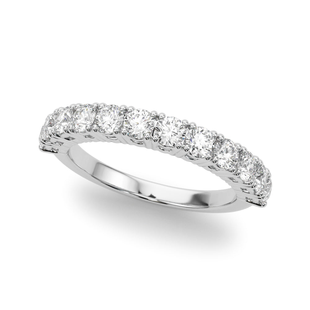 18K White Gold 1/2 CT Multi-Stone Diamond Ring