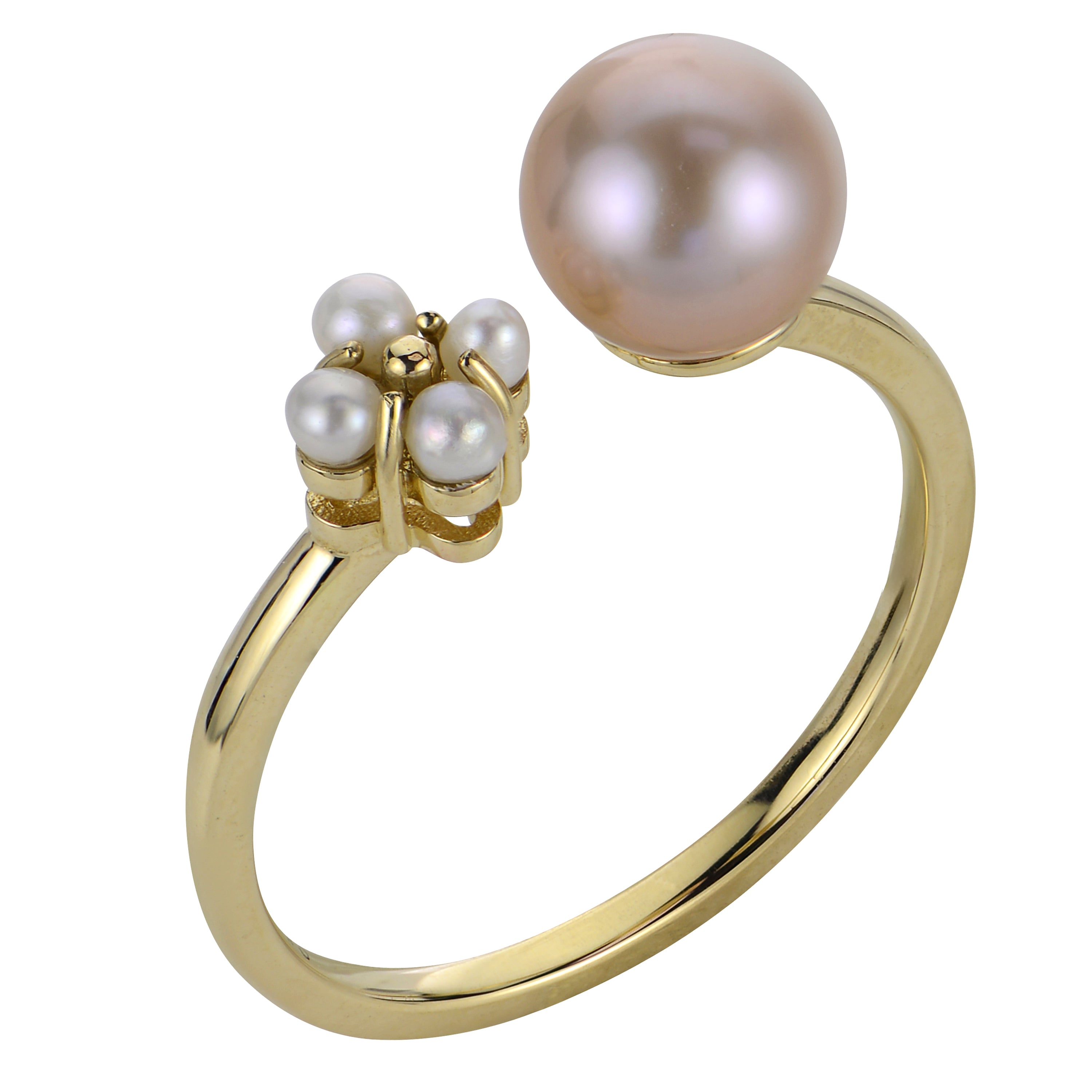 14KT Yellow Gold Freshwater Pearl Ring