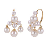 14KT Yellow Gold Freshwater Pearl Earring
