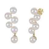 14KT Yellow Gold Freshwater Pearl Earring
