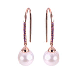 14KT Rose Gold Freshwater Pearl Earring