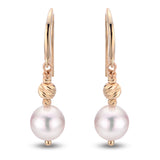 14KT Yellow Gold Akoya Pearl Earring