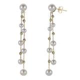 14KT Yellow Gold Freshwater Pearl Earring