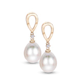 14KT Yellow Gold Freshwater Pearl Earring