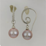 14KT White Gold Freshwater Pearl Earring