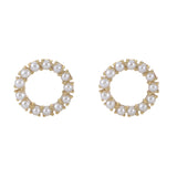 14KT Yellow Gold Freshwater Pearl Earring