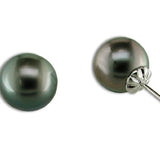 14KT White Gold Tahitian Pearl Earring