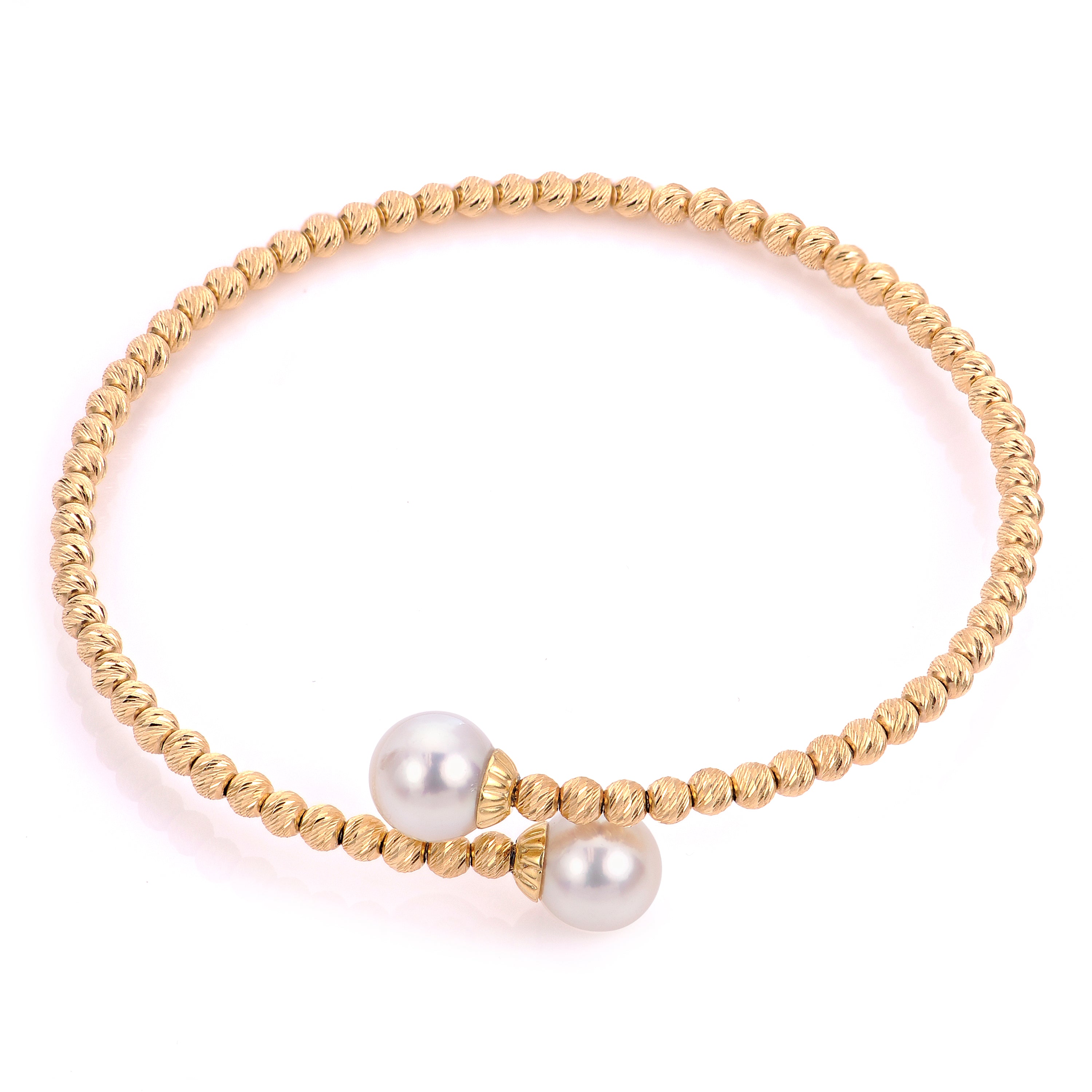 14KT Yellow Gold Akoya Pearl Bracelet