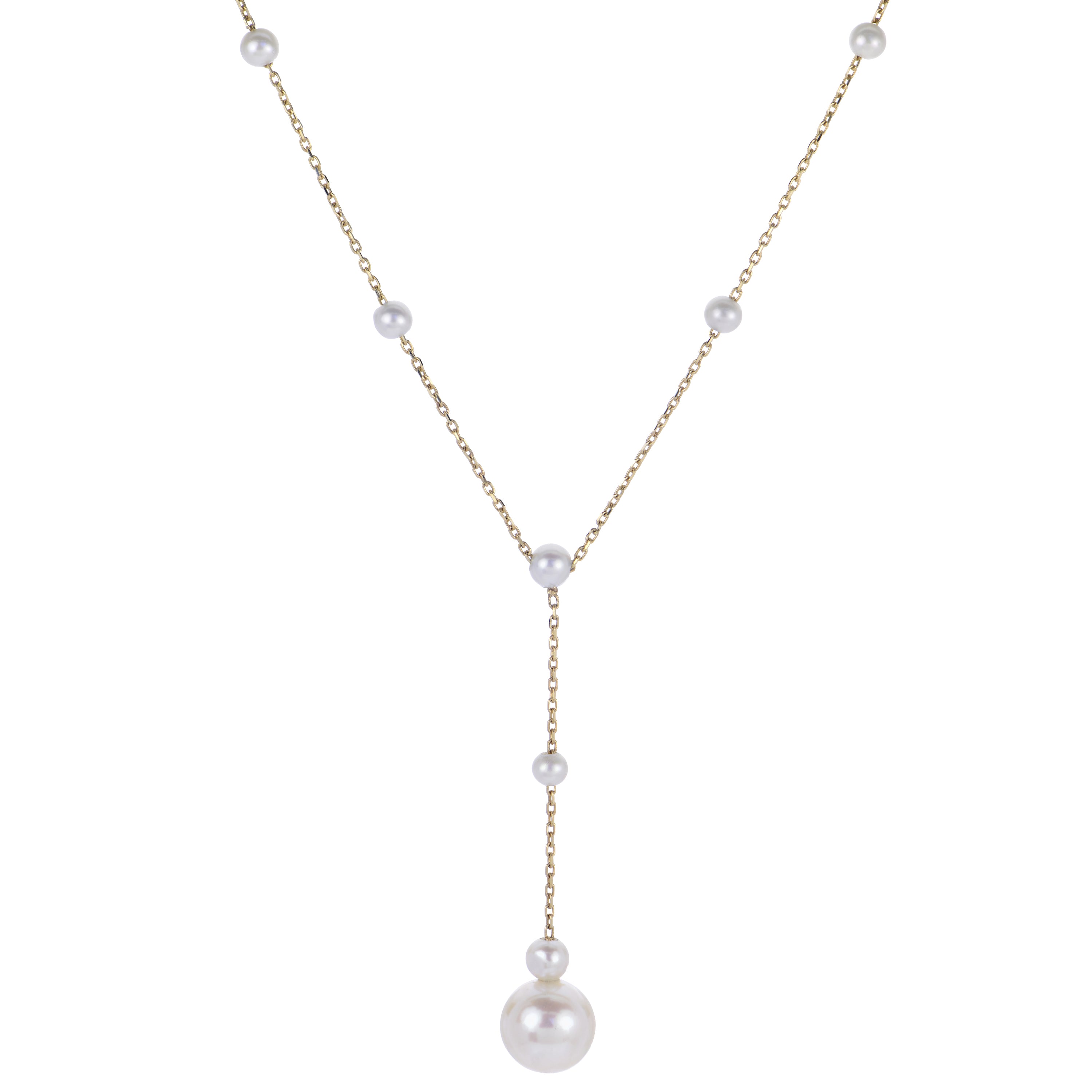 14KT Yellow Gold Freshwater Pearl Necklace