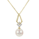 14KT Yellow Gold Freshwater Pearl Necklace