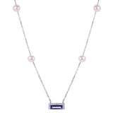 14KT White Gold Freshwater Pearl Necklace