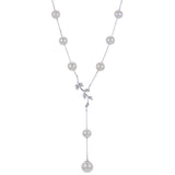 14KT White Gold Freshwater Pearl Necklace