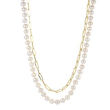 14KT Yellow Gold Freshwater Pearl Necklace