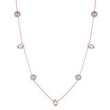 14KT Rose Gold Freshwater Pearl Necklace