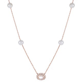 14KT Rose Gold Freshwater Pearl Necklace
