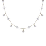 14KT Yellow Gold Freshwater Pearl Necklace