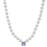 14KT White Gold Freshwater Pearl Necklace