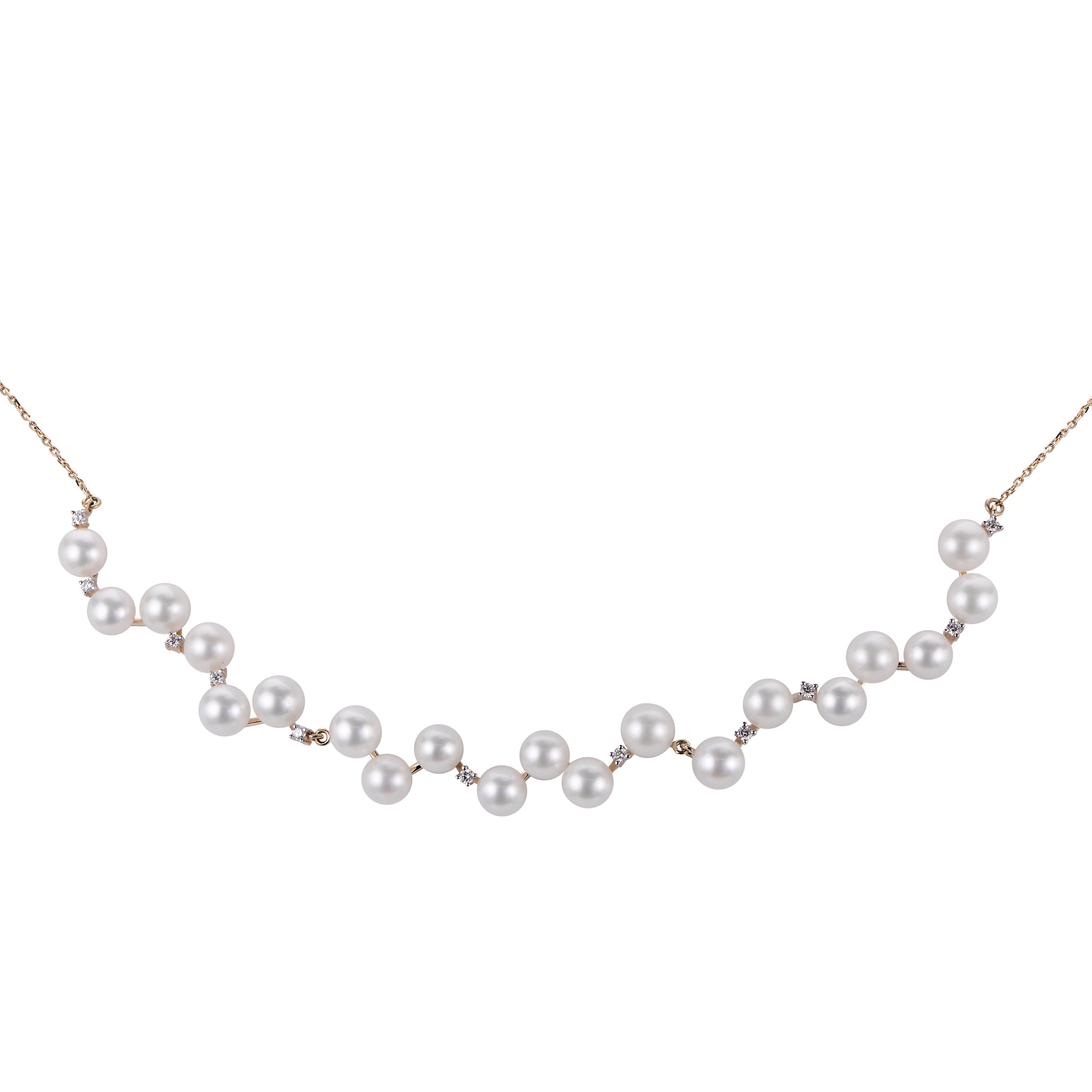 14KT Yellow Gold Freshwater Pearl Necklace