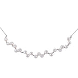 14KT White Gold Freshwater Pearl Necklace