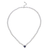 14KT White Gold Freshwater Pearl Necklace