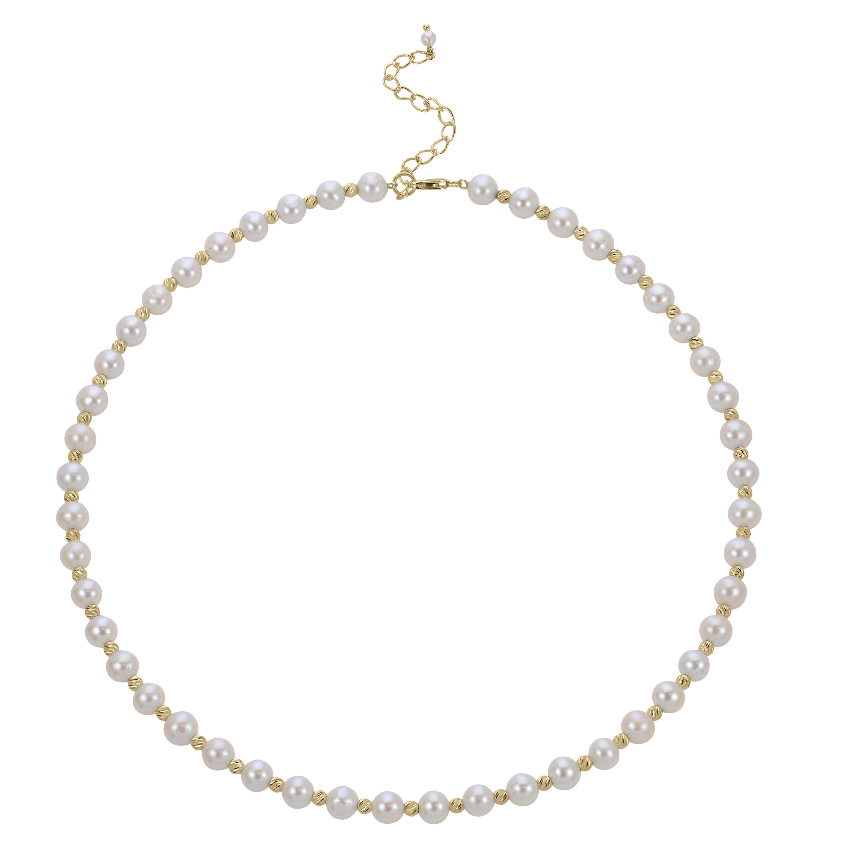 14KT Yellow Gold Freshwater Pearl Necklace