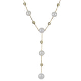 14KT Yellow Gold Freshwater Pearl Necklace