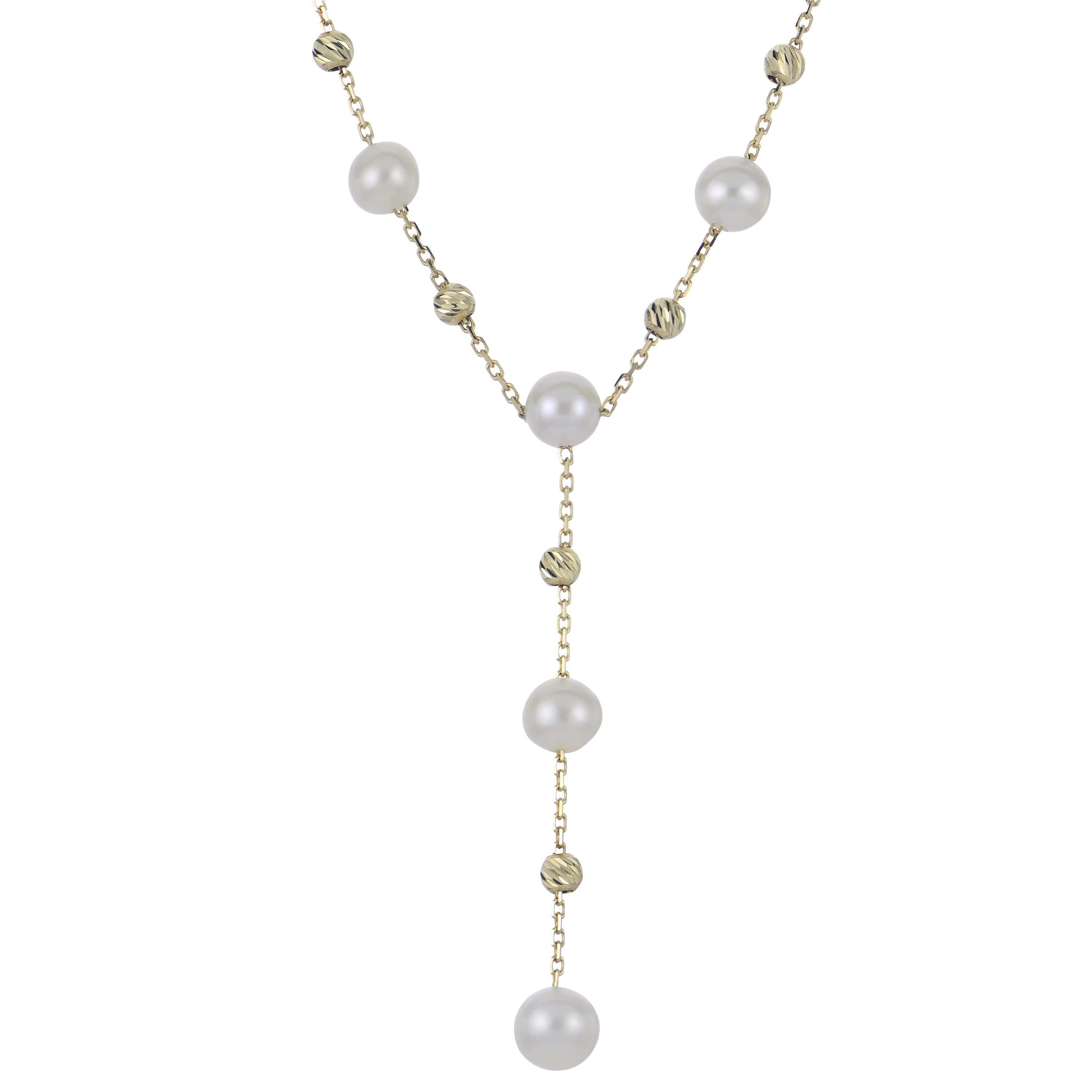 14KT Yellow Gold Freshwater Pearl Necklace