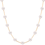 14KT Yellow Gold Freshwater Pearl Necklace
