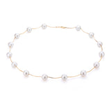 14KT Yellow Gold Freshwater Pearl Necklace