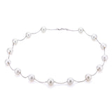 14KT White Gold Freshwater Pearl Necklace