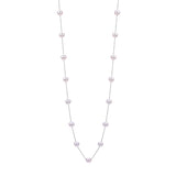 14KT White Gold Akoya Pearl Necklace