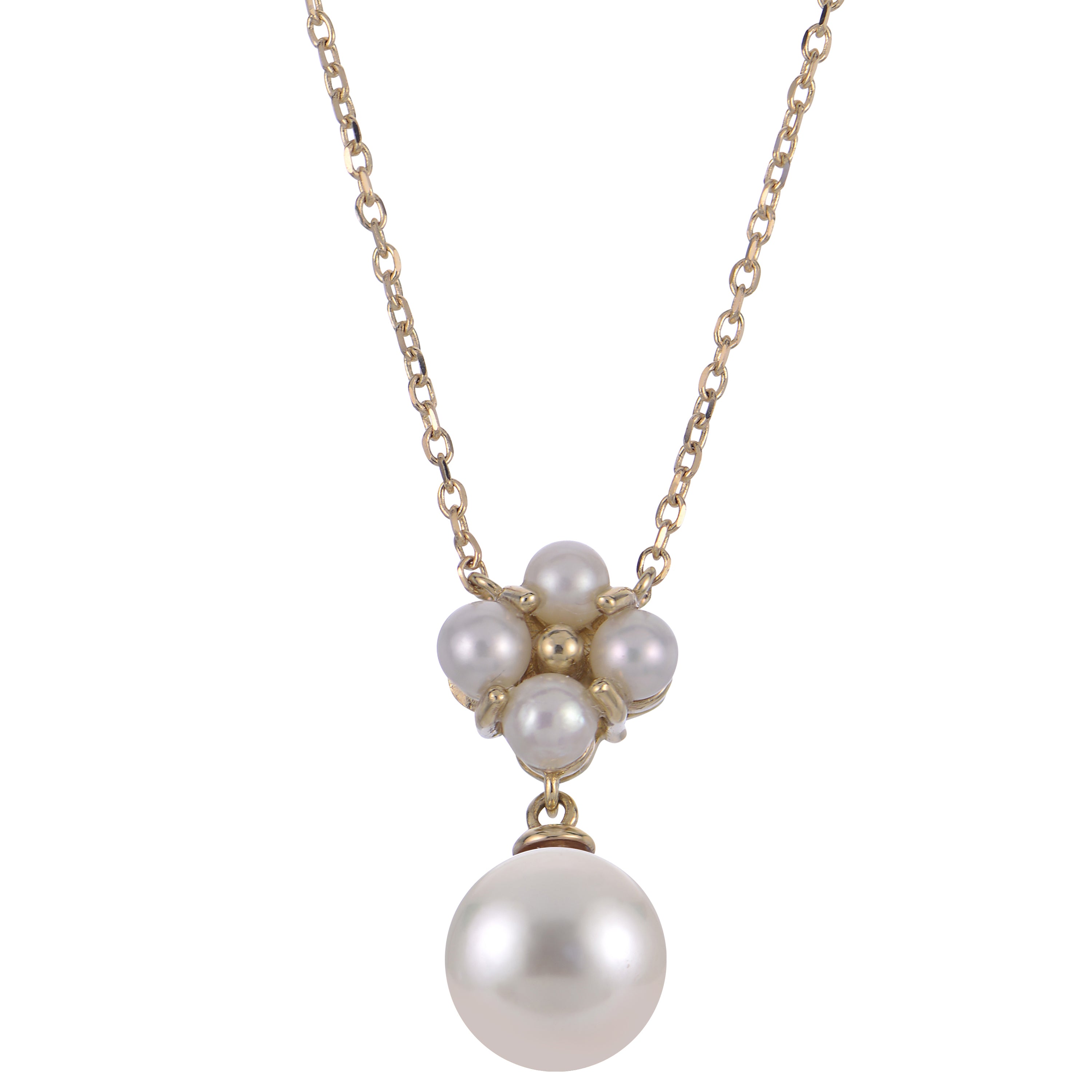 14KT Yellow Gold Freshwater Pearl Necklace