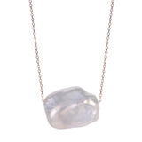 14KT Yellow Gold Freshwater Keshi Pearl Necklace