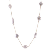 14KT Yellow Gold Freshwater Pearl Necklace