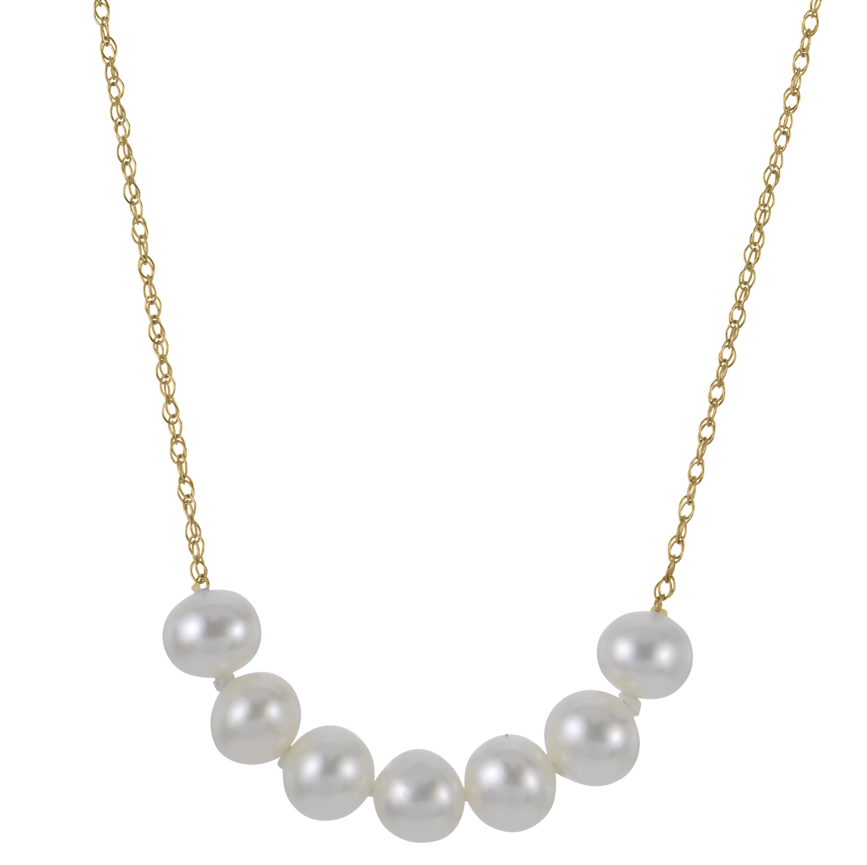 14KT Yellow Gold Freshwater Pearl Necklace