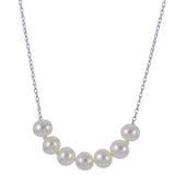 14KT White Gold Freshwater Pearl Necklace