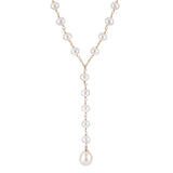 14KT Yellow Gold Freshwater Pearl Necklace