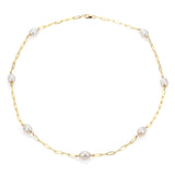 14KT Yellow Gold Freshwater Necklace