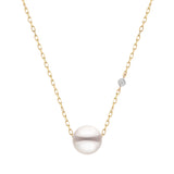 14KT Yellow Gold Akoya Pearl Necklace