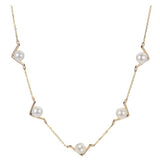 14KT Yellow Gold Freshwater Pearl Necklace