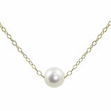 14KT Yellow Gold Akoya Pearl Necklace