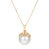 14KT Yellow Gold Freshwater Pearl Pendant