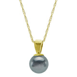 14KT Yellow Gold Akoya Pearl Pendant