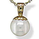 14KT Yellow Gold Akoya Pearl Pendant
