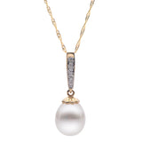 14KT Yellow Gold Freshwater Pearl Pendant